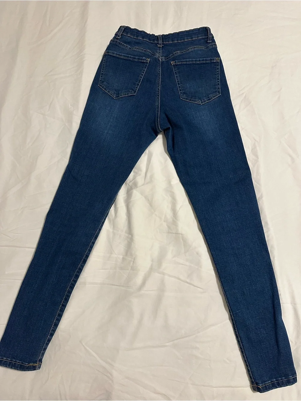 Forever 21 Dark Blue Skinny Jeans - Picture 2 of 6